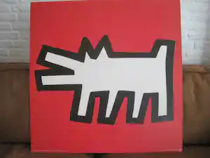 Keith Haring - Voor Ikea Transtrand: Barking Dog. kopen? Bied vanaf 70!