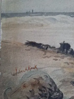 Johannes H B Koekkoek - Gestrand kopen? Bied vanaf 20!