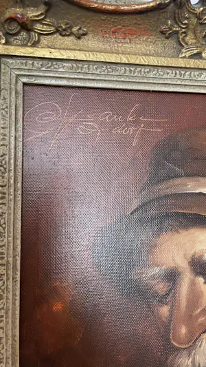 Rudolf Otto Franke - Bundle aus 3 Bildern: Frau vor Spiegel, 2x Pfeiffe rauchender Mann kopen? Bied vanaf 150!