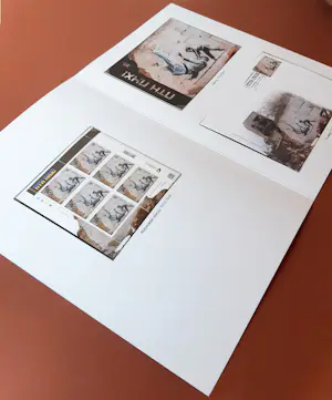 Banksy - PTN PNH! FCK PTN! ZEGELBOEKJE [1 van 1500 proefexemplaren] -2023 kopen? Bied vanaf 120!