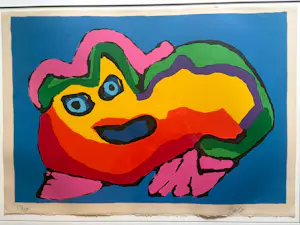 Karel Appel - Blue eyed creature kopen? Bied vanaf 800!