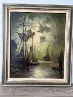 Onbekend - Haven bij maanlicht vendu pour 40€ !