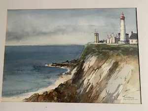 H.W.L van Blooys - Zeegezicht, St Mathieu de Fine-Terre, 29217 Plougonvelin, Finistere kopen? Bied vanaf 40!