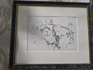 Buy Onbekend - Drie prachtige kwaliteit tekeningen van kunstenaar Marco Di Piazza? Bid from 60!