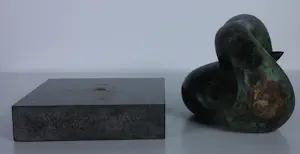 Brons (Onbekend) - Abstract organisch gevormd beeld kopen? Bied vanaf 100!