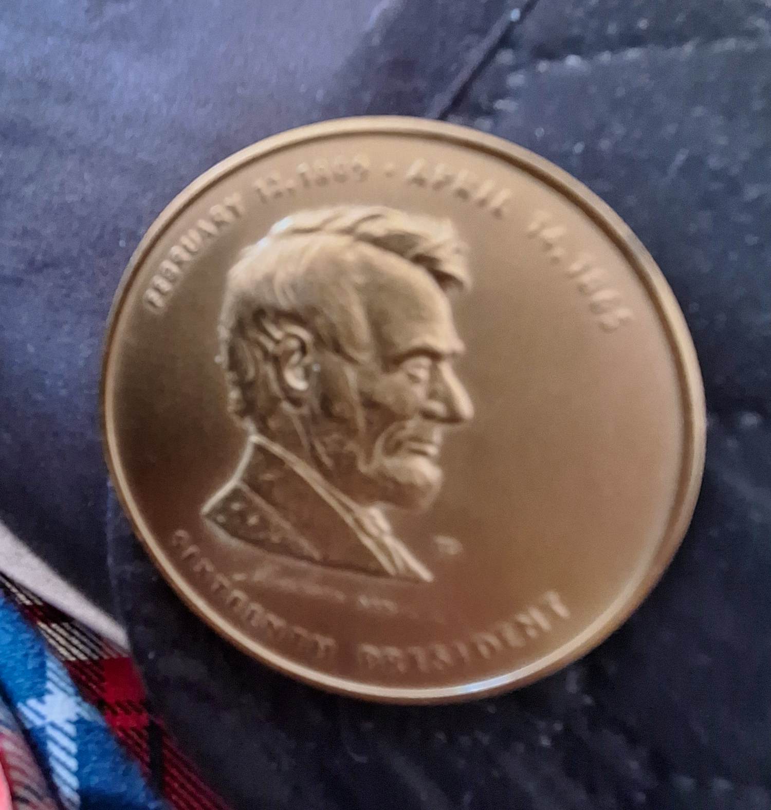 Brons (Onbekend) - Herdenkings penning 16de president Abraham lincoln kopen? Bied vanaf 25!