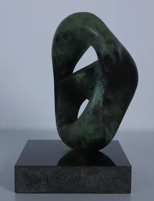 Brons (Onbekend) - Abstract organisch gevormd beeld kopen? Bied vanaf 100!