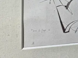 Buy Onbekend - Drie prachtige kwaliteit tekeningen van kunstenaar Marco Di Piazza? Bid from 60!