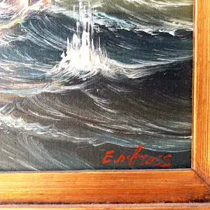 Onbekend - Dramatische zeeslag tussen zeilschepen kopen? Bied vanaf 50!