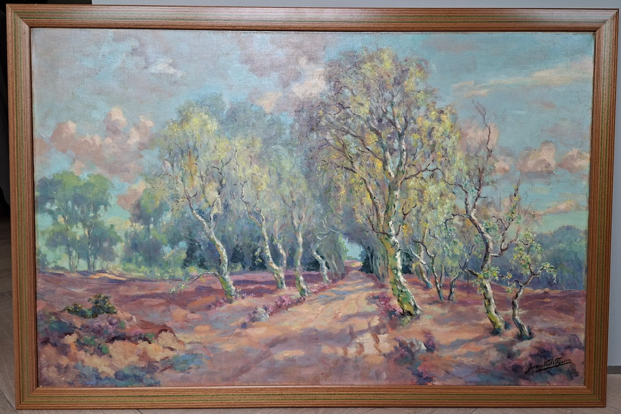 Buy Jan van Vucht Tijssen - Landschap met bomen? Bid from 150!