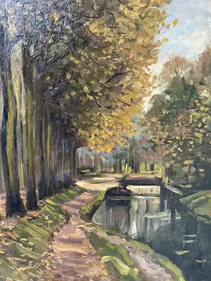 Jan Hendrik Boot - 'Slootje in de herfst' verkauft für € 65!