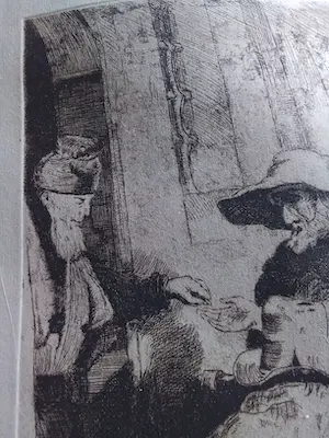 Cor van der Woerd - De Bedelaars, naar Rembrandt kopen? Bied vanaf 50!