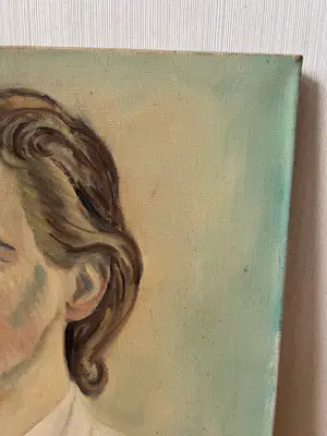 Bas Galis - Expressionistisch portret van vrouw kaufen? Bieten Sie von 70!