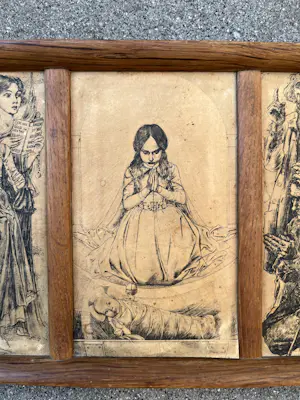 Jan Toorop - Drieluik kopen? Bied vanaf 25!