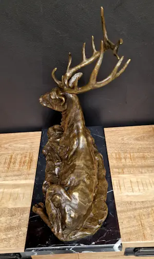 Thomas Francois Caetier - Bronsen hert kopen? Bied vanaf 500!