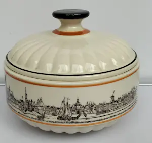 Plateelbakkerij Schoonhoven - Pot met deksel kopen? Bied vanaf 20!