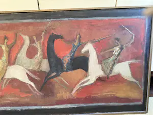 Harrie Sterk - Dames op paarden met zwaarden kopen? Bied vanaf 175!