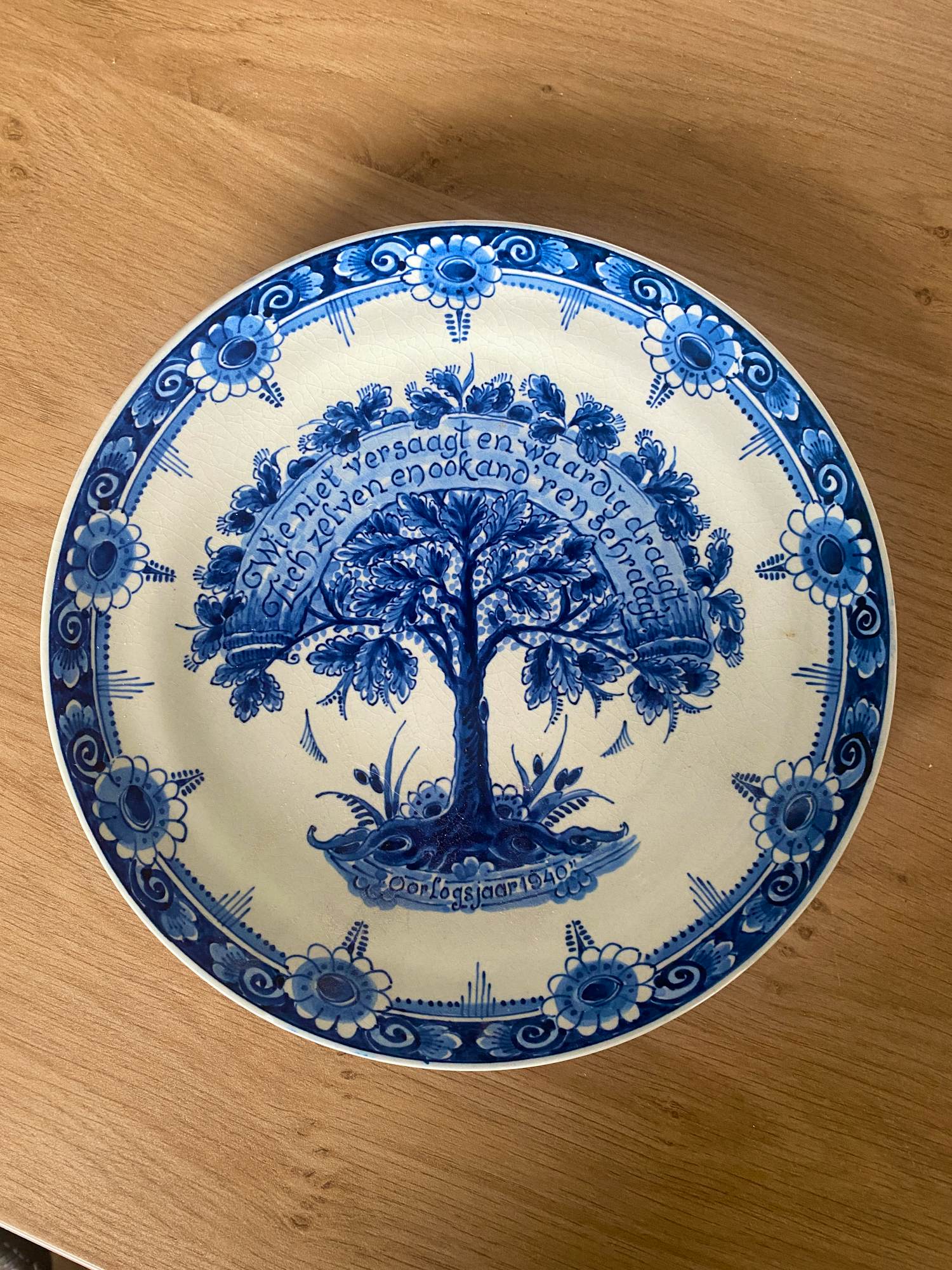 Porceleyne Fles - Delftsblauw bord kopen? Bied vanaf 60!