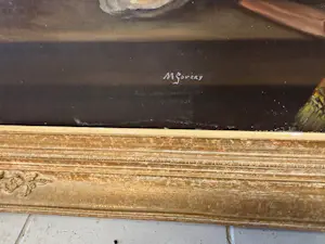 Onbekend - Stilleven van kreeft, vogels en champagne kopen? Bied vanaf 60!