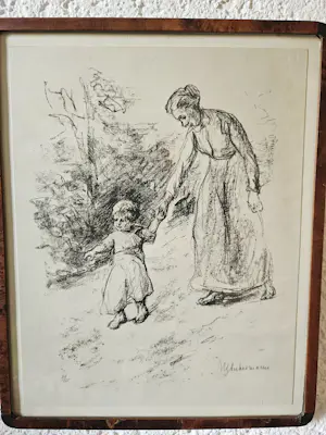 Max Liebermann - Warterin mit kind kaufen? Bieten Sie von 295!