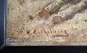 Willem Hendrik Eickelberg - Wintertafereel kopen? Bied vanaf 450!