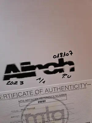 Aiiroh - Miss Monroe kopen? Bied vanaf 300!