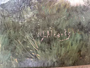 Willem Jacobus Alberts - Bos gezicht langs de beek kopen? Bied vanaf 375!