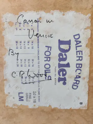 Onbekend - Canal in Venice kopen? Bied vanaf 60!