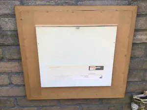 Onbekend - Korenschoven in de ochtendgloed. kopen? Bied vanaf 10!