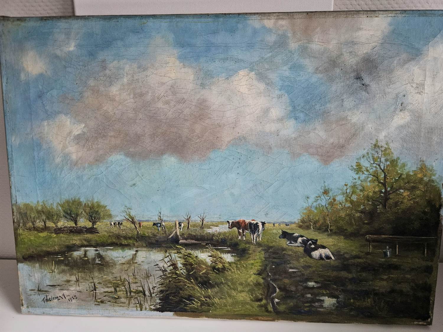 Tjerk Wielinga - Landschapsgezicht kopen? Bied vanaf 30!