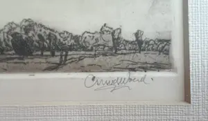 Cor van der Woerd - Landschap met molen kopen? Bied vanaf 35!