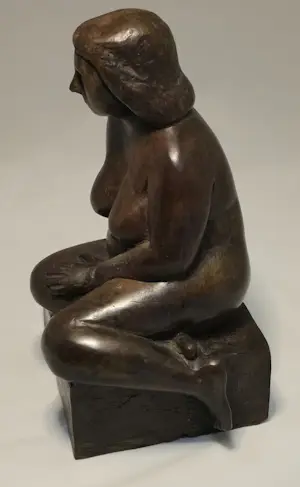 Theo van Krimpen - Zittend naakt kopen? Bied vanaf 100!