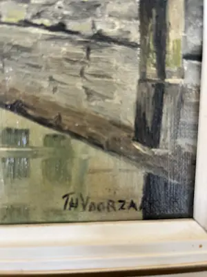 Theo Voorzaat - Gezicht op Delfshaven, Rotterdam kopen? Bied vanaf 1500!