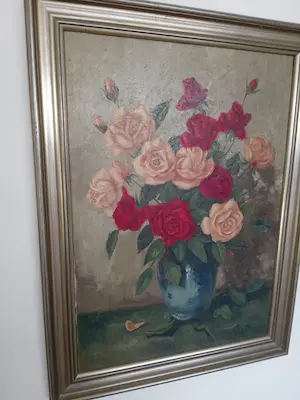 Niet of onleesbaar gesigneerd - Bloemen in een vaas kopen? Bied vanaf 1!