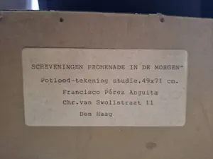 Francisco Perez Anguita - Scheveningen promenade in de morgen kopen? Bied vanaf 50!