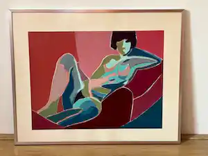 Henk Scholten - vrouw op sofa verkauft für € 50!
