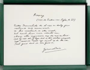 Gerard Reve - Drie tegeltjes: Droom, Roeping en Dagsluiting kopen? Bied vanaf 150!