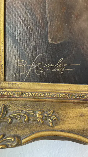 Rudolf Otto Franke - Bundle aus 3 Bildern: Frau vor Spiegel, 2x Pfeiffe rauchender Mann kopen? Bied vanaf 150!