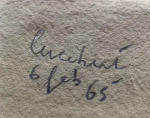 Lucebert - Blindeman met felblauwe ogen kopen? Bied vanaf 595!
