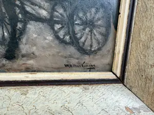 Marie Henry Mackenzie - Rijtuigen op de Stroomarkt in winters Amsterdam kopen? Bied vanaf 1500!