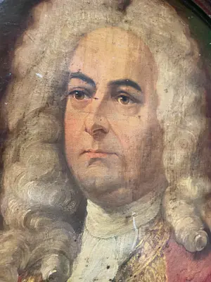 Onbekend - 2 portretten - Wolfgang Amadeus Mozart & George Frideric Händel kopen? Bied vanaf 80!