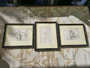Onbekend - Drie prachtige kwaliteit tekeningen van kunstenaar Marco Di Piazza kopen? Bied vanaf 60!
