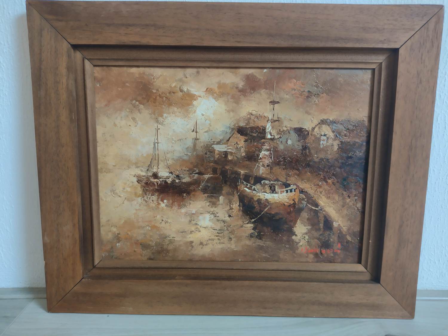 Edward Barton - Havengezicht verkocht voor € 50!