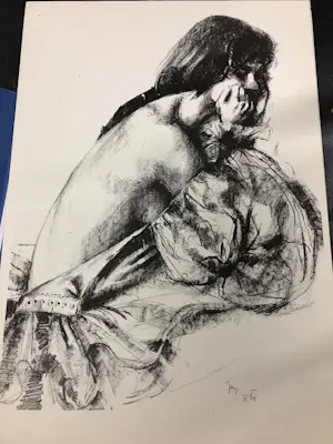 Jan Asselbergs - 10 rotaprints portretten kopen? Bied vanaf 150!