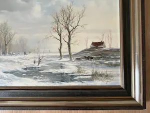 Andre Balyon - Winterlandschap kopen? Bied vanaf 250!