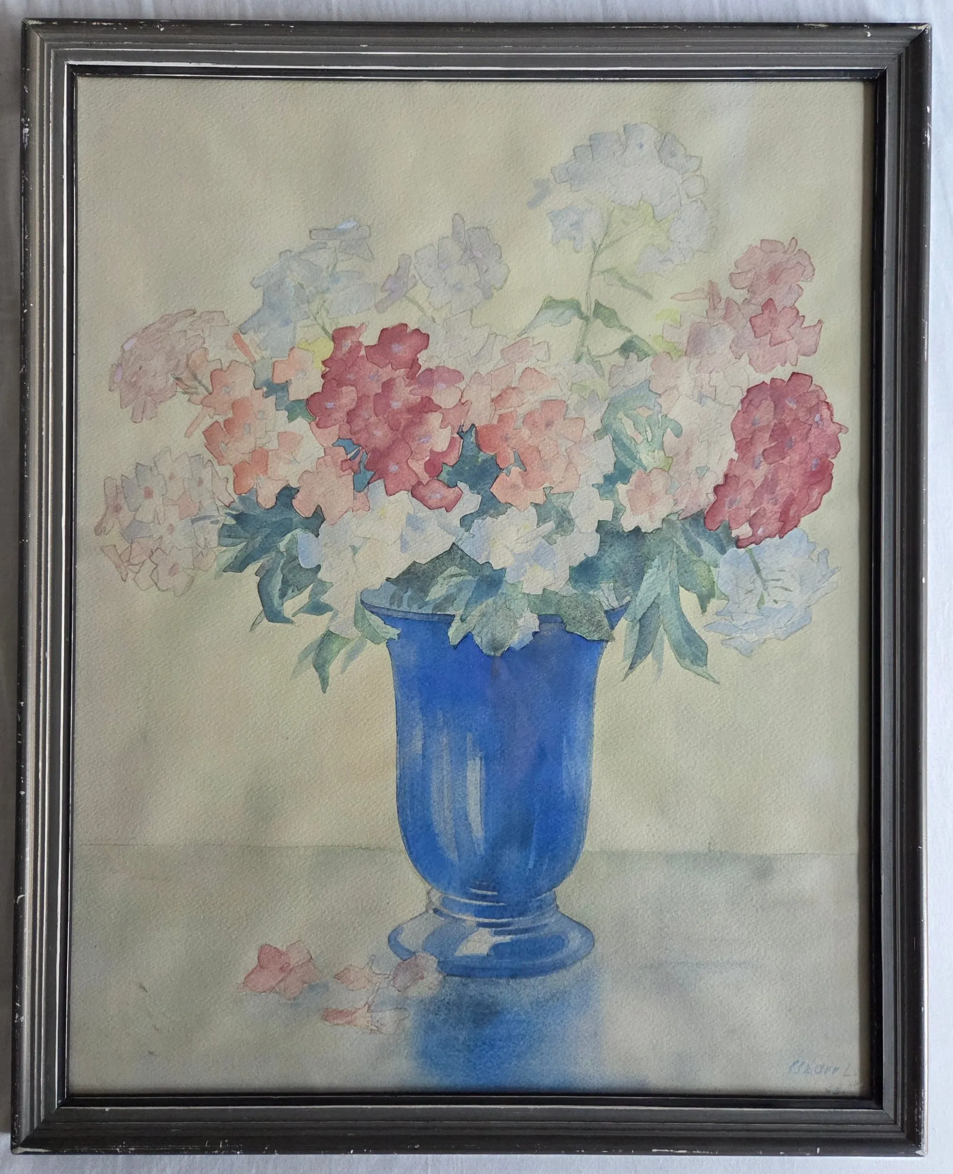 Buy Onbekend - Bloemen in vaas.? Bid from 20!