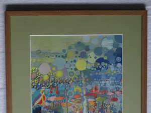 Onbekend - Acryl , ingelijst , Surrealistische voorstelling – Rachel Varekamp - 1970 kopen? Bied vanaf 70!