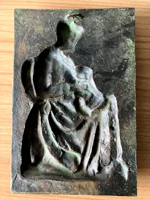 Brons (Onbekend) - Zwaar bronzen plaquette naar Alexandre Carpentier 1856 - 1909- LAATSTE KANS !!!! kopen? Bied vanaf 25!