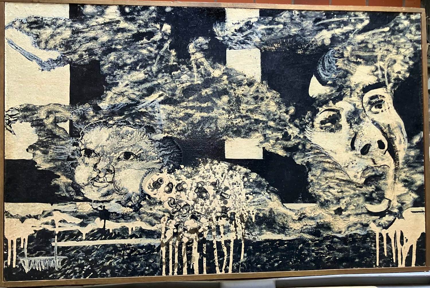 Onbekend - Figuren - olie op paneel kopen? Bied vanaf 70!