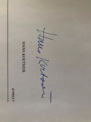 Hans Koetsier - Advertisements kopen? Bied vanaf 50!